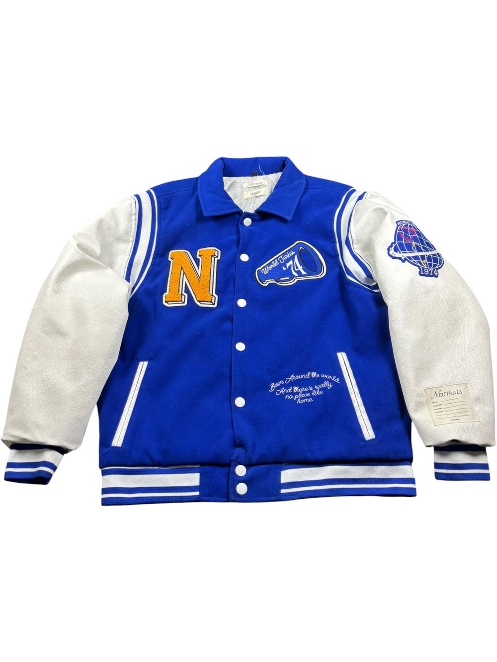Jaded London Neutrals World Series 1974 Varsity Jacket